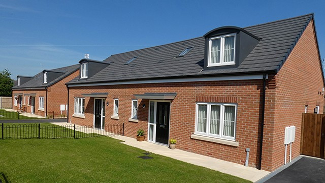 Social housing scheme designed by Self in West Yorkshire.