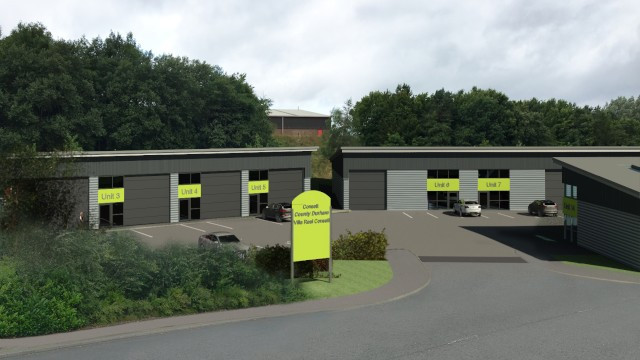Self have designed industrial units at Consett Business Park in County Durham