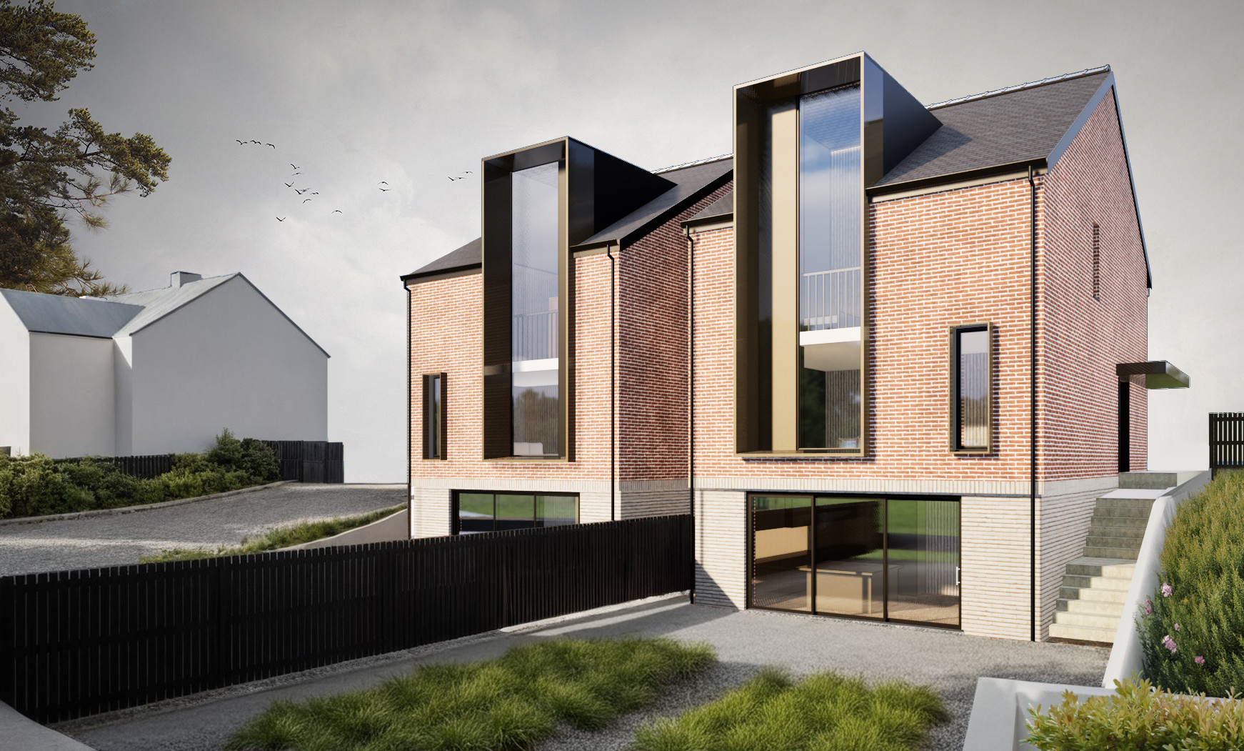 New houses in Woodseats, Sheffield designed by Self Architects